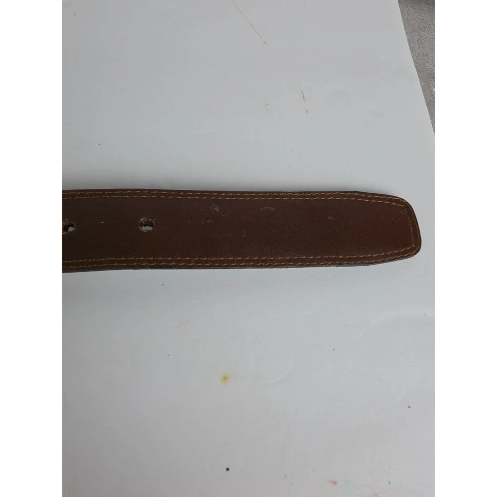 Cole Haan Leather Belt 36 Brown 1 1/4